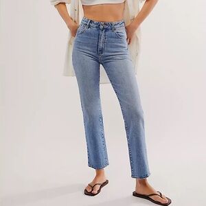 Rollas Original high rise Straight Jeans Womens 28 Vintage Wash 90’s Denim